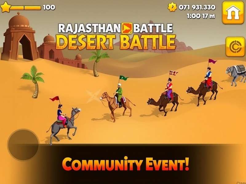 Rajasthan Desert Battle Gameplay Screenshot